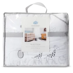 Crib Bedding Set Two By Two 4pc - Cloud Island™ Gray -Cheap Cloud Island Store GUEST 12a99e75 ec4c 488b 96d5 b0b1c1efd70d
