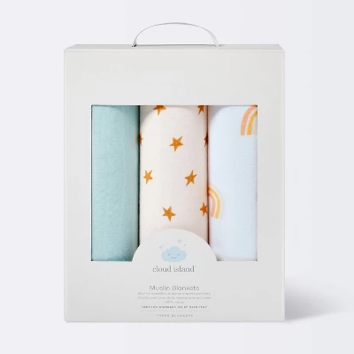 Muslin Swaddle Blankets Rainbows - Cloud Island™ Green 3pk Muslin Swaddle Blankets Rainbows - Cloud Island™ Green 3pk -Cheap Cloud Island Store GUEST 224d8131 83b7 4591 832e bb8fc4e51545