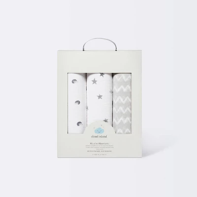 Muslin Swaddle Blankets Hedgehog 3pk - Cloud Island™ Muslin Swaddle Blankets Hedgehog 3pk - Cloud Island™ -Cheap Cloud Island Store GUEST 34df883c 8aa9 42a2 b26c 4204fbec3d66