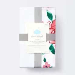 Fitted Jersey Crib Sheet - Pink Floral - 2pk - Cloud Island™ -Cheap Cloud Island Store GUEST 3d457d13 e381 4ecc 8626 46338eaef4ab