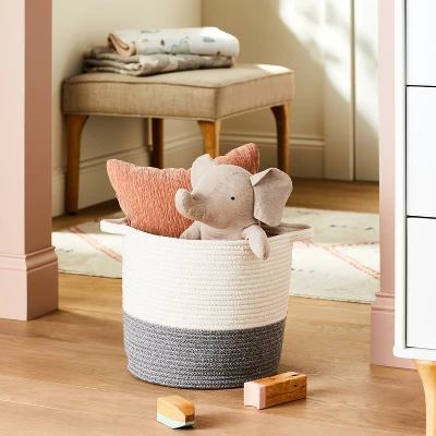 Coiled Rope Bin with Color Band - Cloud Island™ Coiled Rope Bin With Color Band - Cloud Island™ -Cheap Cloud Island Store GUEST 47a6fd74 c068 413f 83d3 be4c40b4f863