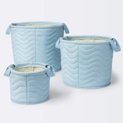 Quilted Fabric Medium Round Storage Basket - Blue - Cloud Island™ 2 Quilted Fabric Medium Round Storage Basket - Blue - Cloud Island™ -Cheap Cloud Island Store GUEST 50059e14 ed0f 4ece b7c4 6131355149f5