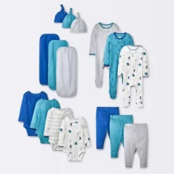 Baby Boys' 16pk Layette Gifting Bundle - Cloud Island™ Blue -Cheap Cloud Island Store GUEST 73b903eb 5896 453a aeb8 ee04930c2ca7
