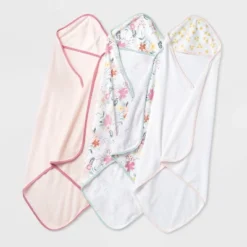 Baby Girls' 3pk Floral Meadow Hooded Towel - Cloud Island™ -Cheap Cloud Island Store GUEST 8cd13f38 d391 49f3 a5cb 062e8a119962
