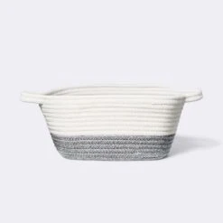 Square Coiled Rope Bin With Color Band - Cloud Island™ -Cheap Cloud Island Store GUEST 98ecb9e4 a743 413d 90b2 3c7410fd4153