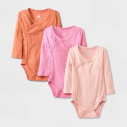 Baby Girls' 3pk Side Snap Long Sleeve Bodysuit - Cloud Island™ Pink -Cheap Cloud Island Store GUEST 9ad4665d e5ea 4497 a0b8 dec2bec263f5