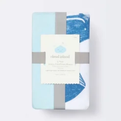 Fitted Jersey Crib Sheet Whales - Solid Blue - 2pk - Cloud Island™ 2 Fitted Jersey Crib Sheet Whales - Solid Blue - 2pk - Cloud Island™ -Cheap Cloud Island Store GUEST a7687748 f28c 432a a386 ec9fef5228c2