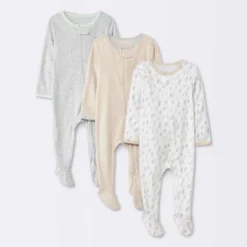 Baby 3pk Orchard Zip-Up Sleep N' Play - Cloud Island™ Off-White -Cheap Cloud Island Store GUEST ad11eea4 f972 419c 805b 428ab0e1222f
