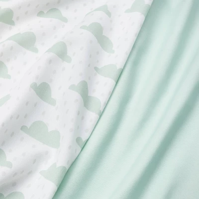 Fitted Crib Sheet - Cloud Island™ - Clouds/Mint - 2pk Fitted Crib Sheet - Cloud Island™ - Clouds/Mint - 2pk -Cheap Cloud Island Store GUEST b675e5f9 65c8 4fd1 9145 c337467d4210