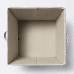 Tufted Canvas 13"x13" Storage Cube - Cloud Island™ Gray/Cream -Cheap Cloud Island Store GUEST c67d35c4 db01 4dd6 aaf7 bf1269979386