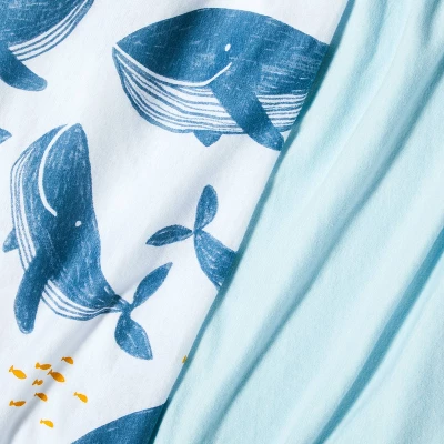 Fitted Jersey Crib Sheet Whales - Solid Blue - 2pk - Cloud Island™ Fitted Jersey Crib Sheet Whales - Solid Blue - 2pk - Cloud Island™ -Cheap Cloud Island Store GUEST c7f68c76 99b4 4197 802d d88e546373d2
