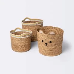 Woven Animal Round Storage Bin - Cloud Island™ Bear -Cheap Cloud Island Store GUEST e0e422f6 d038 4c37 9a71 d530b27548fe