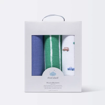 Muslin Swaddle Blanket - Cloud Island™ Transportation - 3pk Muslin Swaddle Blanket - Cloud Island™ Transportation - 3pk -Cheap Cloud Island Store GUEST eec5241c 9cd8 46f3 bc27 8c8e9c8d9df0