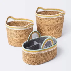 Natural Woven Round Storage Bin With Coiled Rope Handle - Cloud Island™ M 2 Natural Woven Round Storage Bin With Coiled Rope Handle - Cloud Island™ M -Cheap Cloud Island Store GUEST f2c0b681 df2b 4431 8e48 9cfc420789b9 1