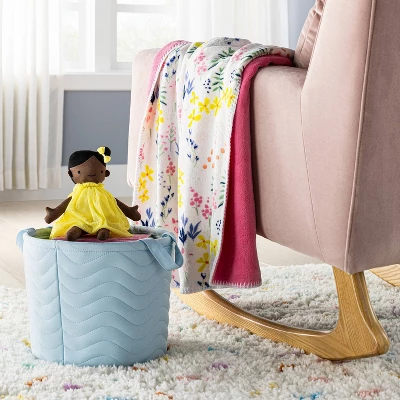 Quilted Fabric Medium Round Storage Basket - Blue - Cloud Island™ Quilted Fabric Medium Round Storage Basket - Blue - Cloud Island™ -Cheap Cloud Island Store GUEST f8968525 6c80 4acc b1c8 45a65fab5657