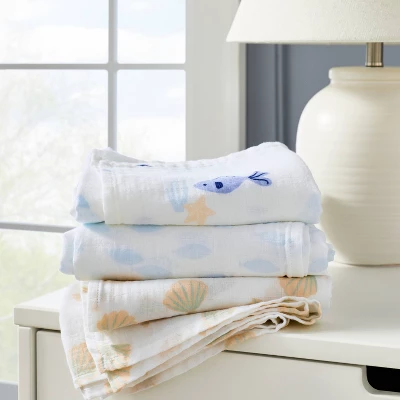 Muslin Swaddle Blankets 3pk - Cloud Island™ Fish Muslin Swaddle Blankets 3pk - Cloud Island™ Fish -Cheap Cloud Island Store GUEST fc05d0b7 c52a 4cf5 9c7d 2f1d2faa91ee