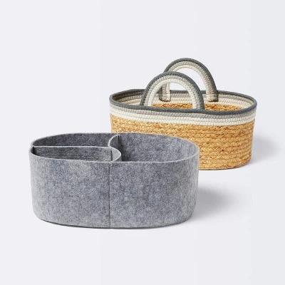 Braided Water Hyacinth Decorative Container with Coiled Rope Handles - Gray - Cloud Island™ Braided Water Hyacinth Decorative Container With Coiled Rope Handles - Gray - Cloud Island™ -Cheap Cloud Island Store GUEST fc794c5a a9d8 451f 886e 850875b4c360